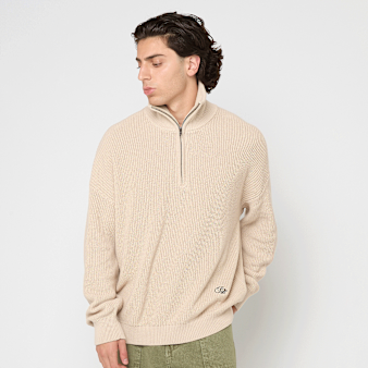 Prohibited, Scout Knit Half-Zip, beige