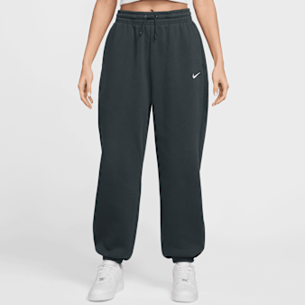Nike, Sportswear Phoenix Fleece High-Waisted Oversized Sweatpants, green
