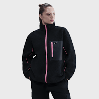 Nike, Sportswear Full-Zip High-Pile Fleece Jacket, black