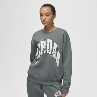 Jordan, Brooklyn Fleece Crew Graphics, grey
