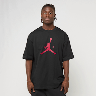 Jordan, M J JUMPMAN SS HBR TEE black/gym red, black