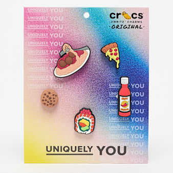 Crocs, 5 PACK - Jibbitz Food Please, multi-colour