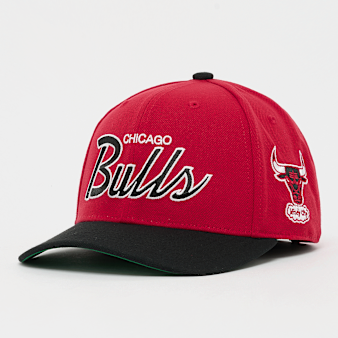 Mitchell & Ness, Team Script 2.0 Pro Snapback HWC NBA Chicago Bulls, red