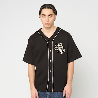 Karl Kani, Kani Legacy Waffle Baseball Jersey, black