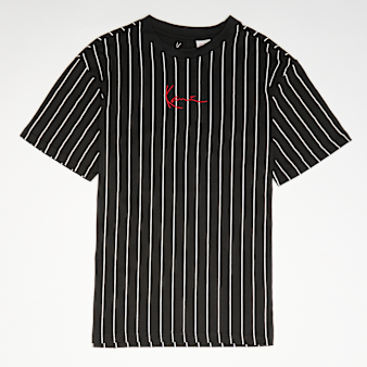 Karl Kani, Small Signature Essential Pinstripe Tee Junior, black