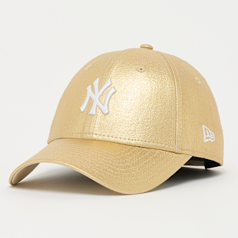 New Era, Female 9Forty Metallic MLB New York Yankees, gold