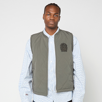Prohibited, Quilted Club Vest, zielony