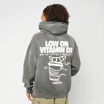 Another Cotton Lab, Vitamin D3 Washed Hoodie, grijs