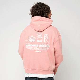 Another Cotton Lab, Hangover Breakfast Zip Hoodie, light pink