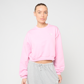 Felicious, Cropped Terry Crewneck, light pink