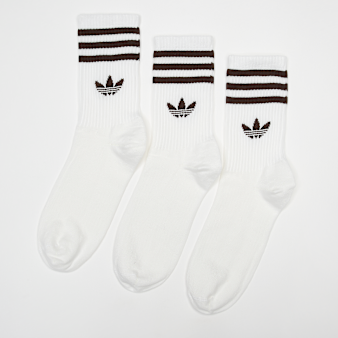 adidas Originals, 3 PACK - Crew Sock 3 Streifen, wit