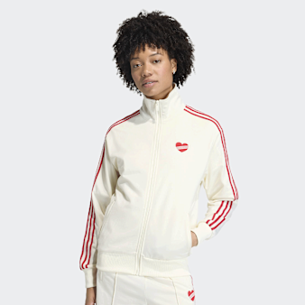 adidas Originals, Firebird Loose Tracktop, wit