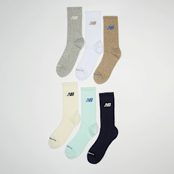 New Balance, 6 PACK - Everyday Seasonal Crew, multi-colour