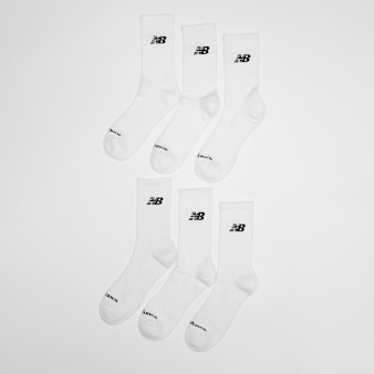 New Balance, 6 PACK - Everyday Seasonal Midcalf, white