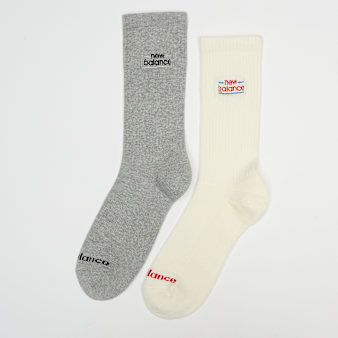 New Balance, 2 PACK - Embroidery Graphic Midcrew, multi-colour