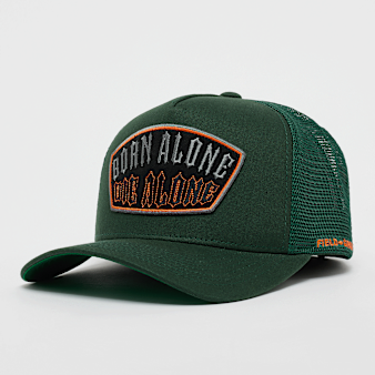 Field Grade, Die Alone Twill Mesh Trucker, green