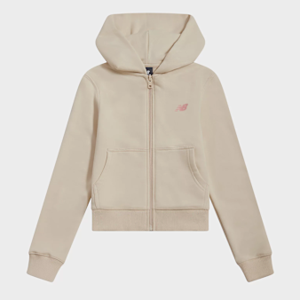 New Balance, Athletics Arch French Terry Hoodie, beige