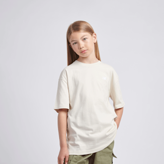 New Balance, Jersey Small Logo Tee, beige