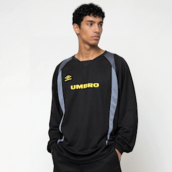 Umbro, Panelled Longsleeve Jersey, black