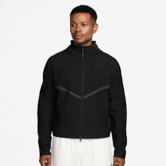 Nike, Tech Knit Windrunner Full Zip Jacket, zwart