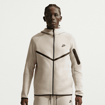 Nike  , Tech Fleece Full Zip Windrunner Hoodie, beige