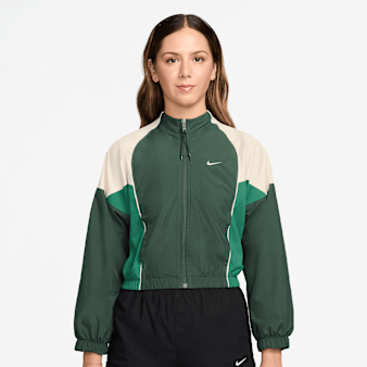Nike, Sportswear Shrunken Track Jacket, green