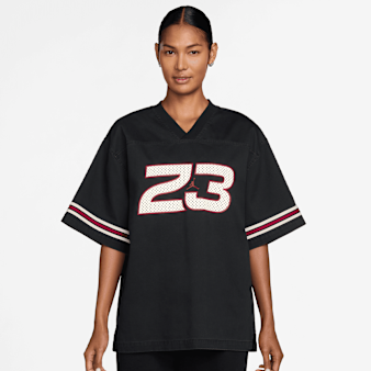 Jordan, Flight Woven Jersey Top, black