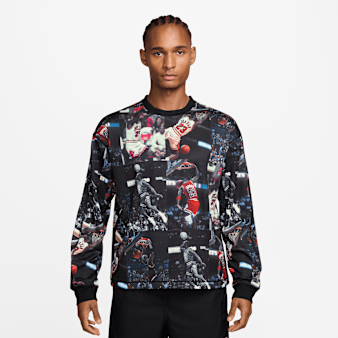 Jordan, Flight Printed Long-Sleeve Jersey, multi-colour