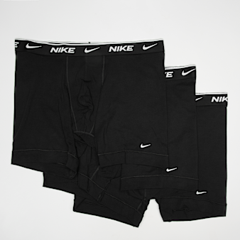 Nike, 3 PACK - Essential Cotton Stretch Boxer Brief, black