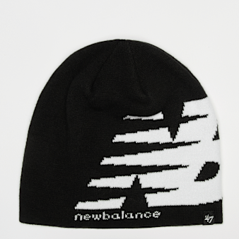 New Balance, Tubular Jacquard Beanie, zwart