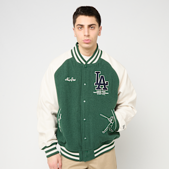 New Era, MLB Varsity Jacket Los Angeles Dodgers, green