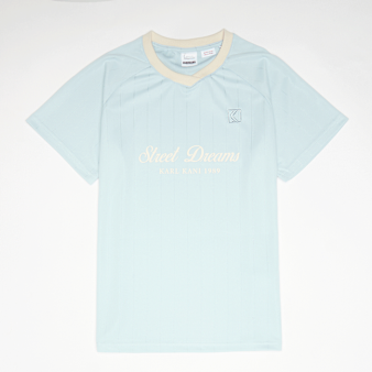 Karl Kani, OG Shadow Pinstripe Soccer Jersey Junior, blue