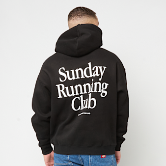 Another Cotton Lab, Sunday Running Club Oversized Hoodie, black