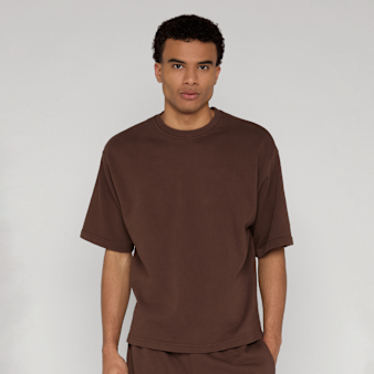 Urban Classics, Heavy Washed Boxy Tee, brown