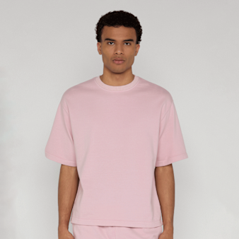 Urban Classics, Heavy Washed Boxy Tee, light pink