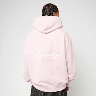 Pegador, Pike Oversized Hoodie Washed Maroon Red Stone, light pink