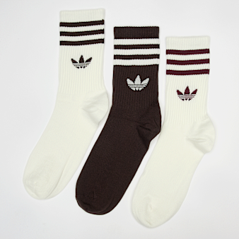 adidas Originals, 3 PACK - 3 Stripes Crew Sock, white
