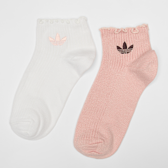 adidas Originals, 2 PACK - Ruffle Quarter Socks, multi-colour