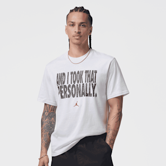 Jordan, Dri-FIT Sport Graphic Shortsleeve Crew VB, white