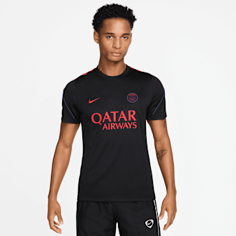 Nike  , PSG Strike Soccer Dri-FIT Short-Sleeve Top, black