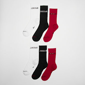 Jordan, 6 PACK -  Everyday Crew Socks, multi-colour