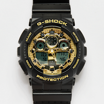 G-SHOCK, GA-100GGB-1A9ER, black