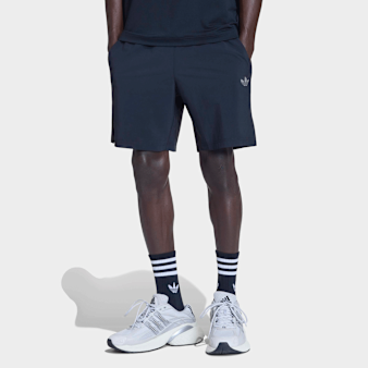 adidas Originals, Tech Trefoil Essentials Polyester Shorts, black