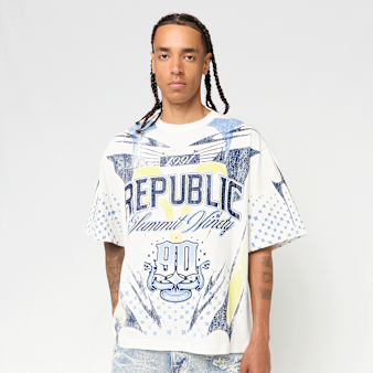 Smoke Rise, Republic Tee, white