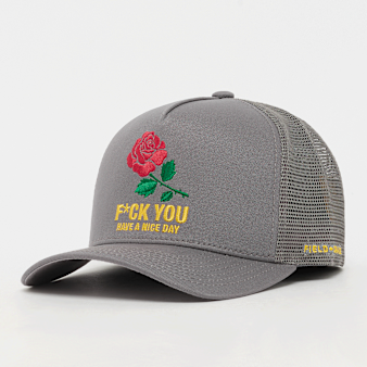 Field Grade, Have A Nice Day Twill Mesh Trucker, grey