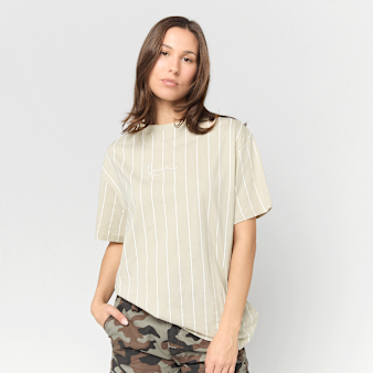 Karl Kani, Small Signature Essential Pinstripe OS Tee, beige