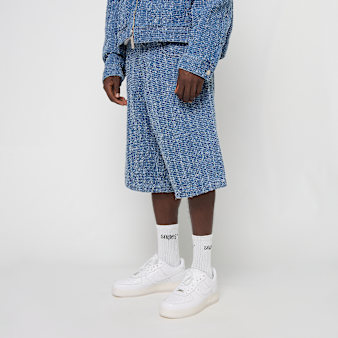 Karl Kani, Jeans Distressed Denim Jorts, blue