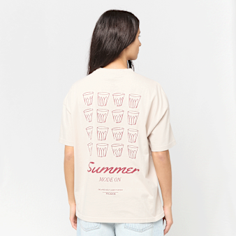 Pegador, Solana Heavy Oversized Tee, beige