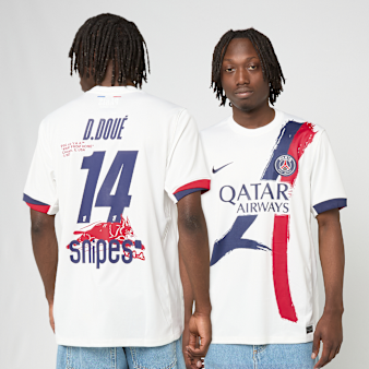 Nike, Doué / No. 14 / Virgil Abloh Archive / PSG DRI-Fit Jersey Shortsleeve Stadium 25/26, white