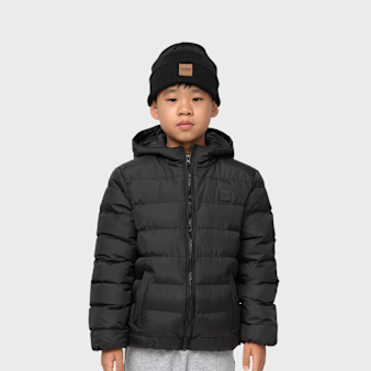 Urban Classics, Boys Basic Bubble Jacket, zwart
